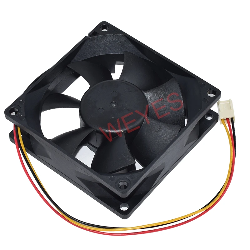 New 9A0812H401 0.13A DC 12V 8025 8CM 80*80*25MM Cooler For SANYO 3 Pins Double Ball Bearing Cooling Fan