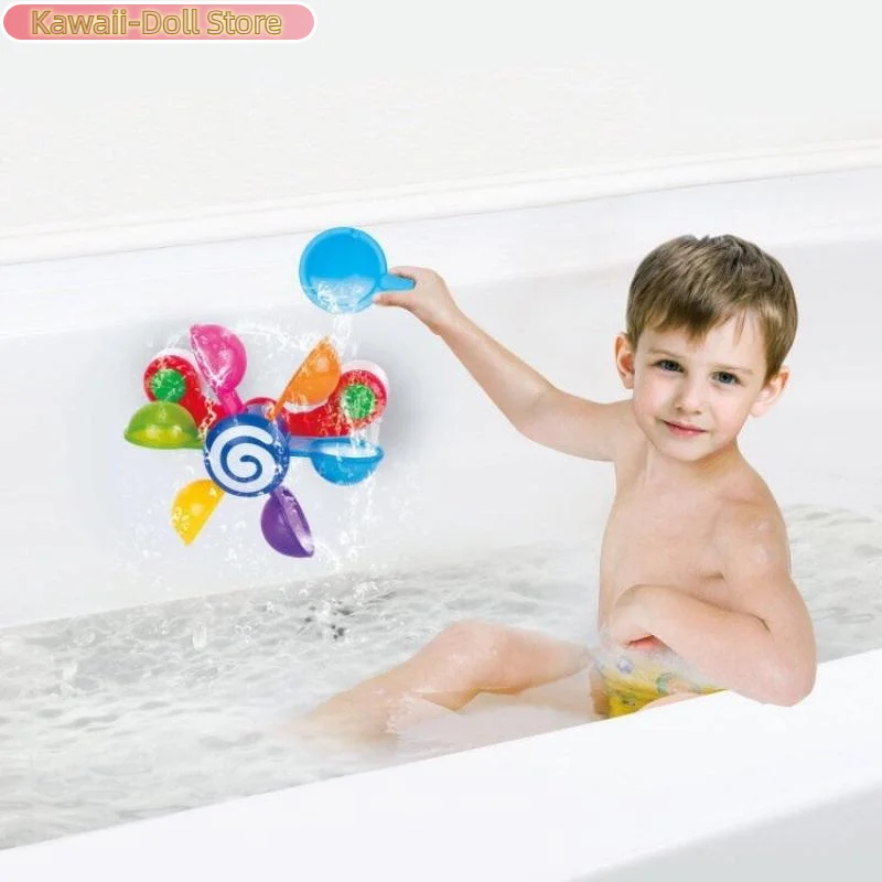 

Забавные игрушки для ванны в виде ветряных мельниц, сенсорные игрушки для ванны для детей, идеальные подарки на день рождения и Рождество, для душа и бассейна, Flotador Bebe