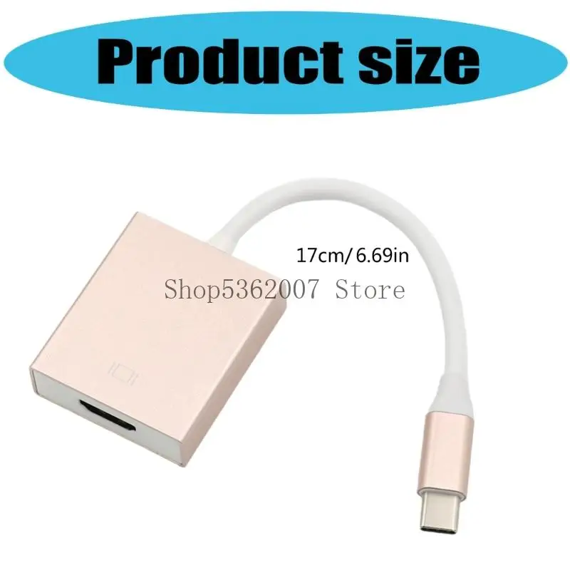 Conversores Premium tipo C para HDMIS com plugues e design design 4K projeção 40JB