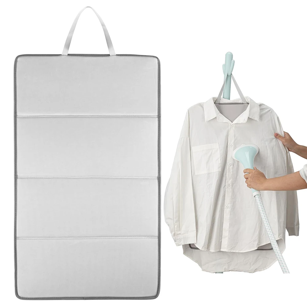 1pc Portable Ironing Mat Hanging Steam Iron Pad Heat Resistant Travel Clothes Protector Board Steamer for Clothes Neatness