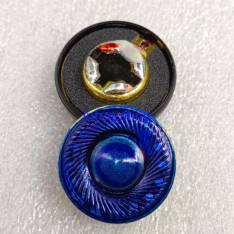15.4mm Unit Flat Head Headphone Speaker PET Blue Diamond Diaphragm Carbon Nanotube LCP DLC Diy Fever Grade