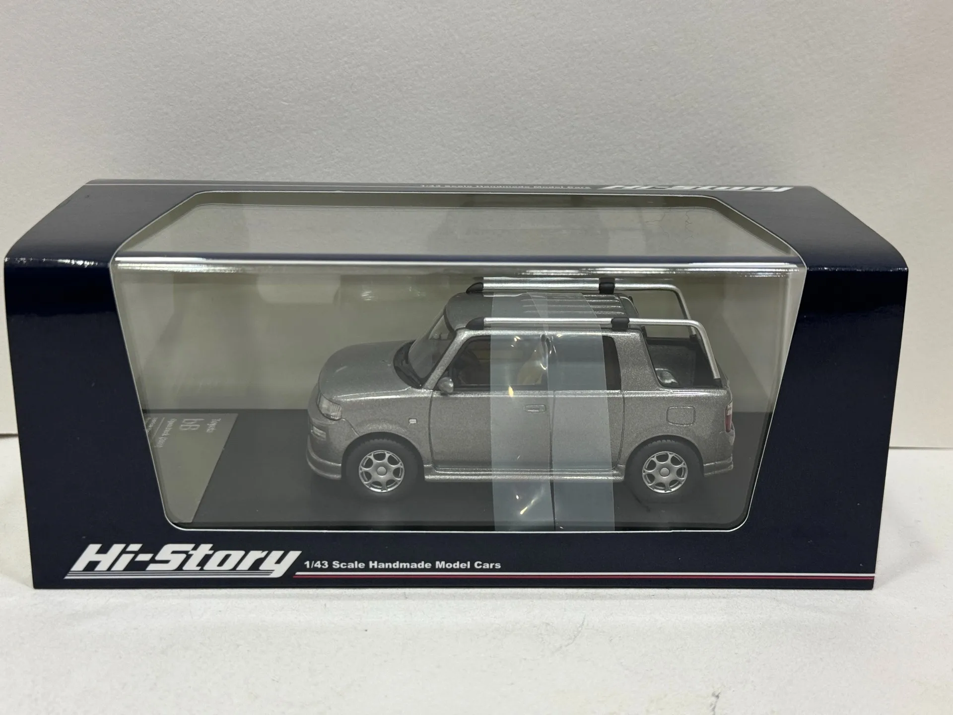 

Литая под давлением HI Story масштаб 1/34, модель автомобиля из смолы Toyota BB, Коллекционная игрушка, подарок, сувенир, украшение для дисплея