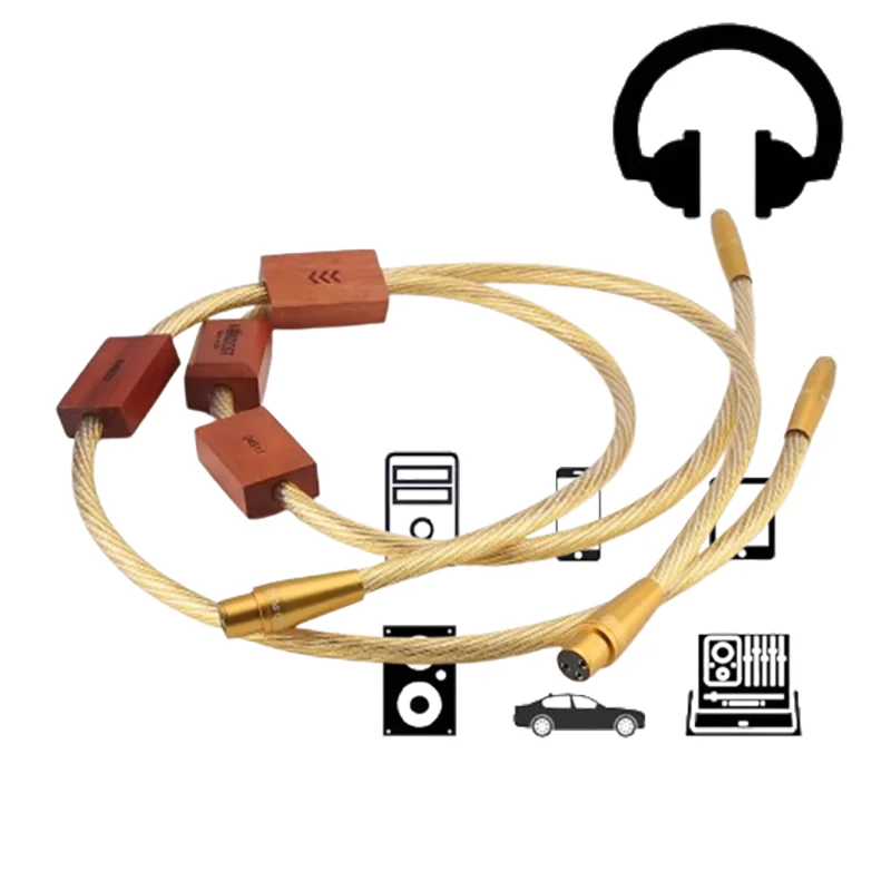

Nordost ODIN 2 Gold Reference RCA/XLR Interconnect Cable with Gold-Plated Conductors for Audiophile DVD Amplifiers​​
