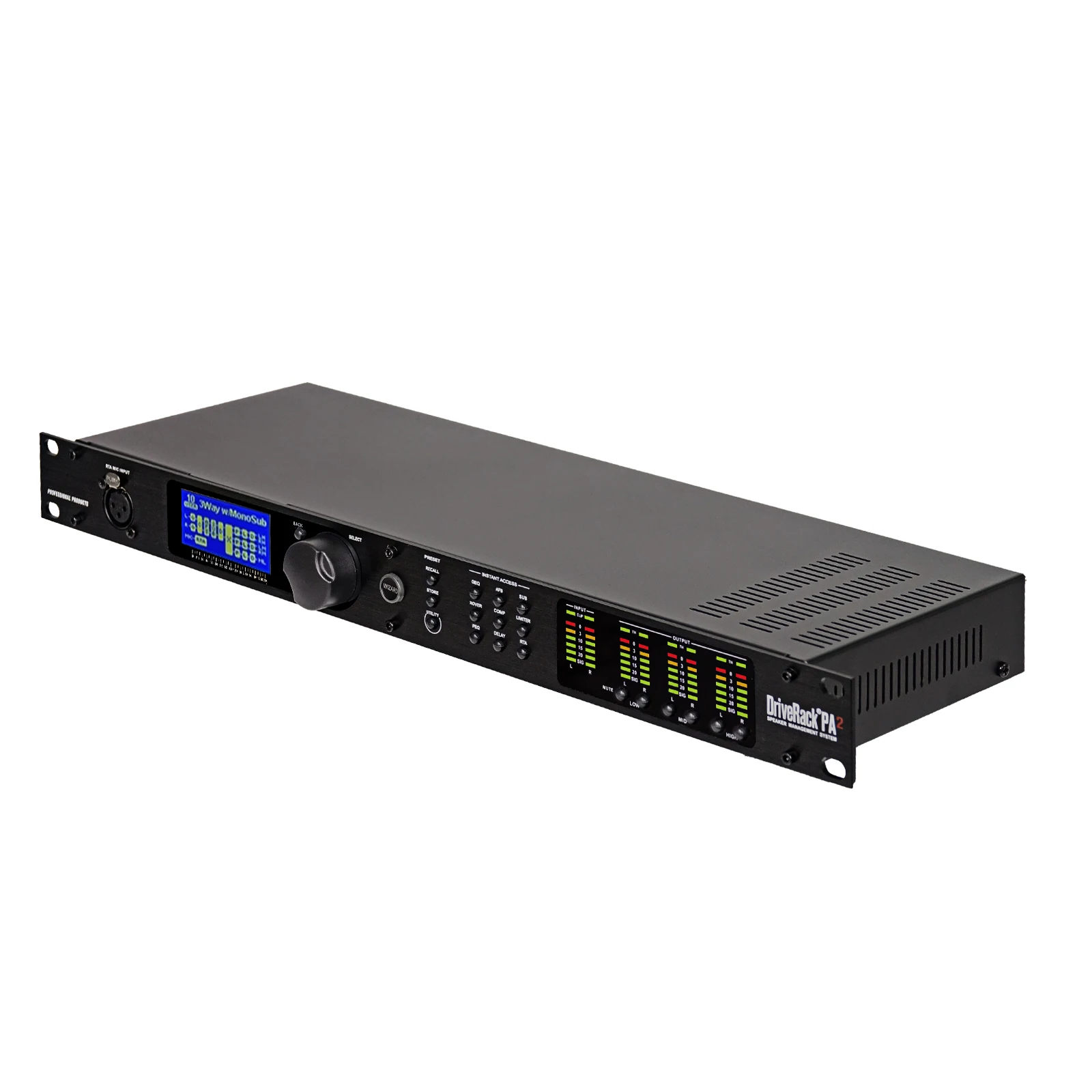 Digital Audio Processor Audio Processing Frequency Division Stage Performance Sound Effects Processor DriveRack PA2