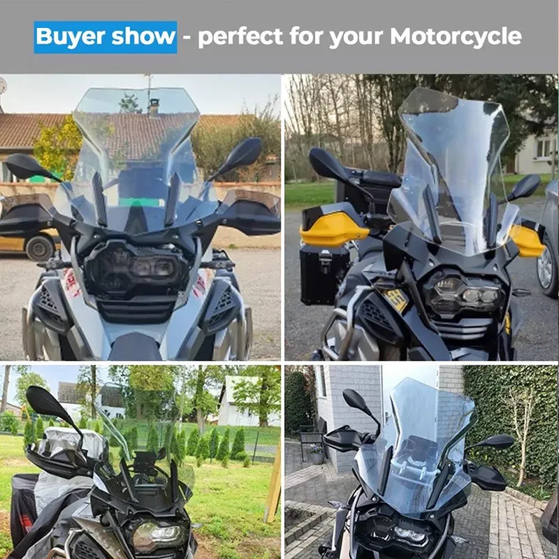 For BMW R1200GS R1250GS Double Bubble Screen for Adventure Motorcycle Windshield Windscreen for GS1200 GS1250 R1250GSA