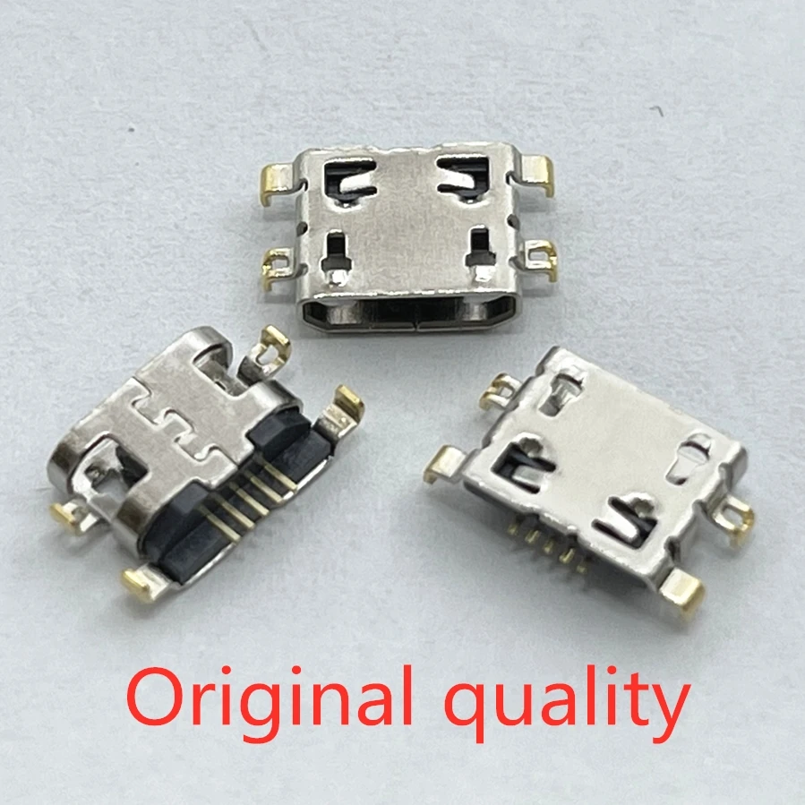 Conector de puerto de cargador Micro USB de 5 pines, conector Original para Moto E6S, XT2053, Lenovo A360T, K6, A320T, A5860, XL5, LA5K6, ZP1000,