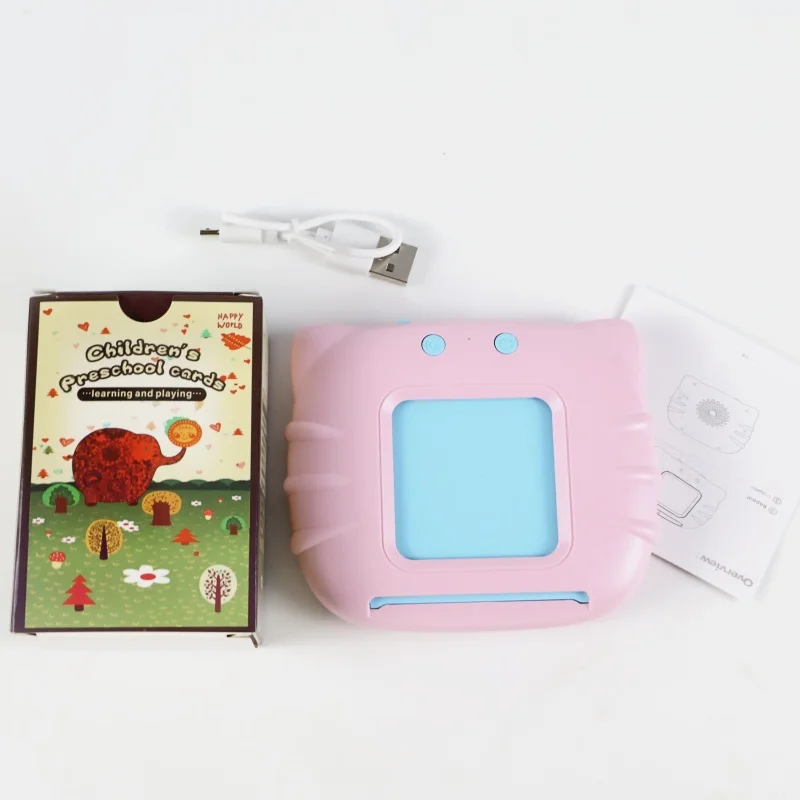 Early Education Flash Card Learning Toys Talking Flashcards for Kids Preschool English Electronic Audio Book Machine Gift