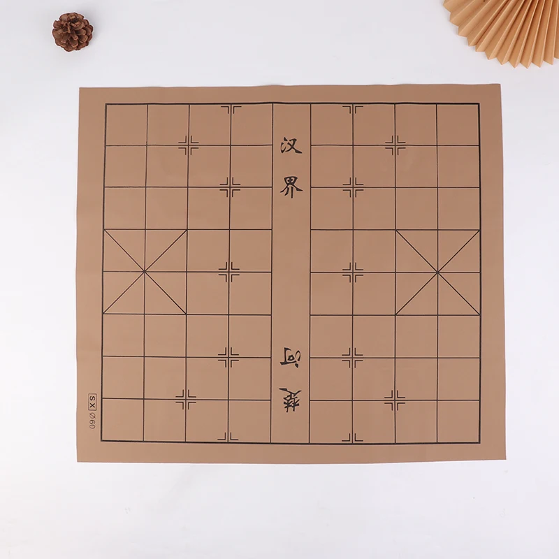 

[LA]*Hot 1Pc Foldable Go Game Chessboard Weiqi Checkerboard Board Game For 53*61CM Double-Sided PU And Plush Checkboard Old Game