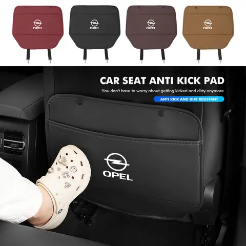 카시트 등받이 안티 킥 패드 가방, 방수 보호대 매트, Opel Insignia Corsa Zafira Mokka Grandland Antara Ampera
