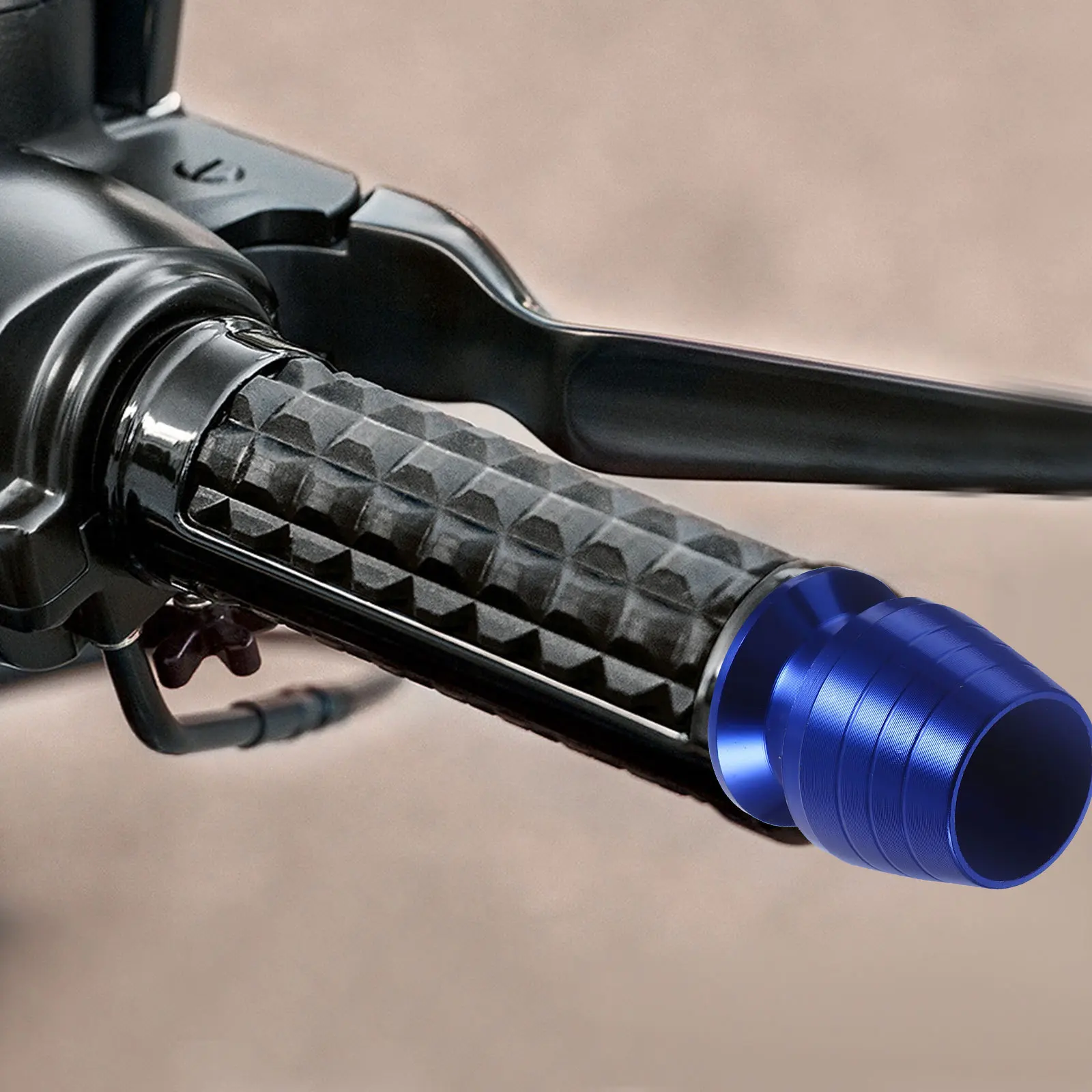 

2Pcs Motorcycle Handlebar Plugs Gear Balanced Plug High Strength Alloy Handlebar Ends Vibration Damp Motorcycle Accessories