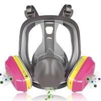 Anti-Fog 6800 Gas Mask Industrial Painting Spraying Respirator Safety Work Filter Dust Proof Full Face Formaldehyde Protection