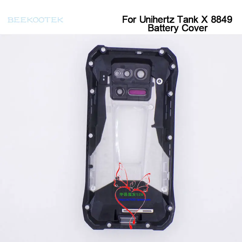 Original Unihertz 8849 Tank X Battery Cover Back Cover Rear Case Rear Camera Lens Glass Cover Infrared Lens For Unihertz Tank X