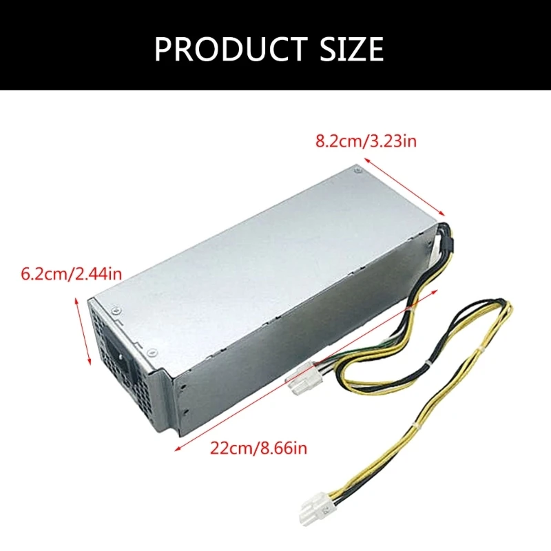 Advanced 260W Replacement Power Supply for AC260AM00 B260EBM00 D260E001L, Safeguards PC Component Stable Performances