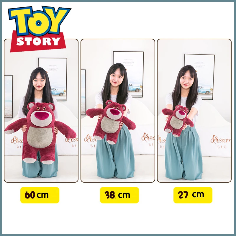 

Disney Toy Story Lotso Kawaii Strawberry Bear Stuffed Toys Cartoon Bear Plush Dolls Birthday Gift For Kids Stuffed Lotso Doll