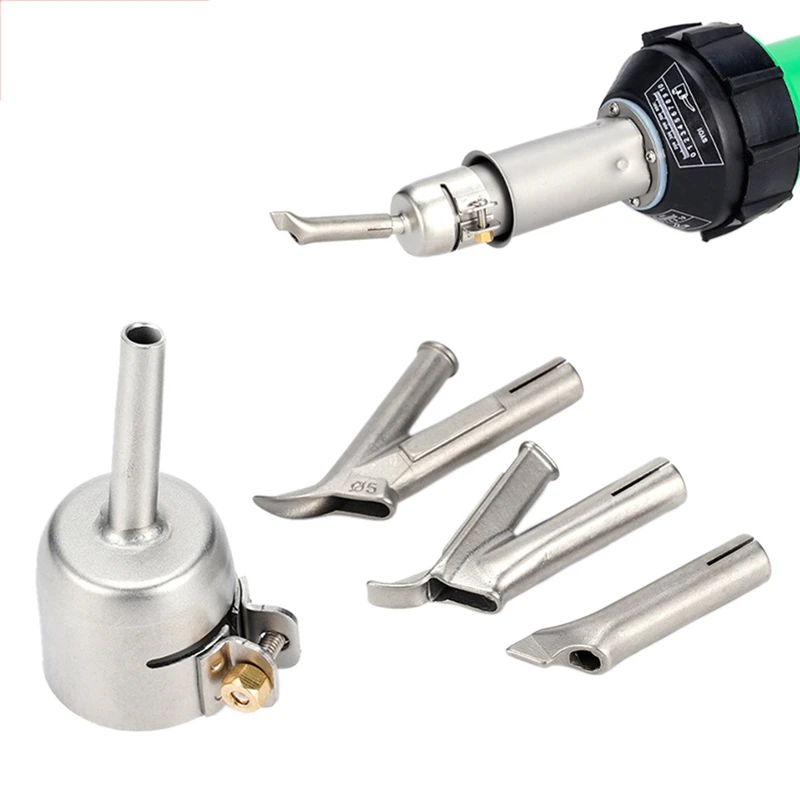 4Pc Triangle Speed Welding Nozzle Parts Y Type Hot Air Blower Head Heat Torch Welding Tip For Vinyl Plastic Polythene