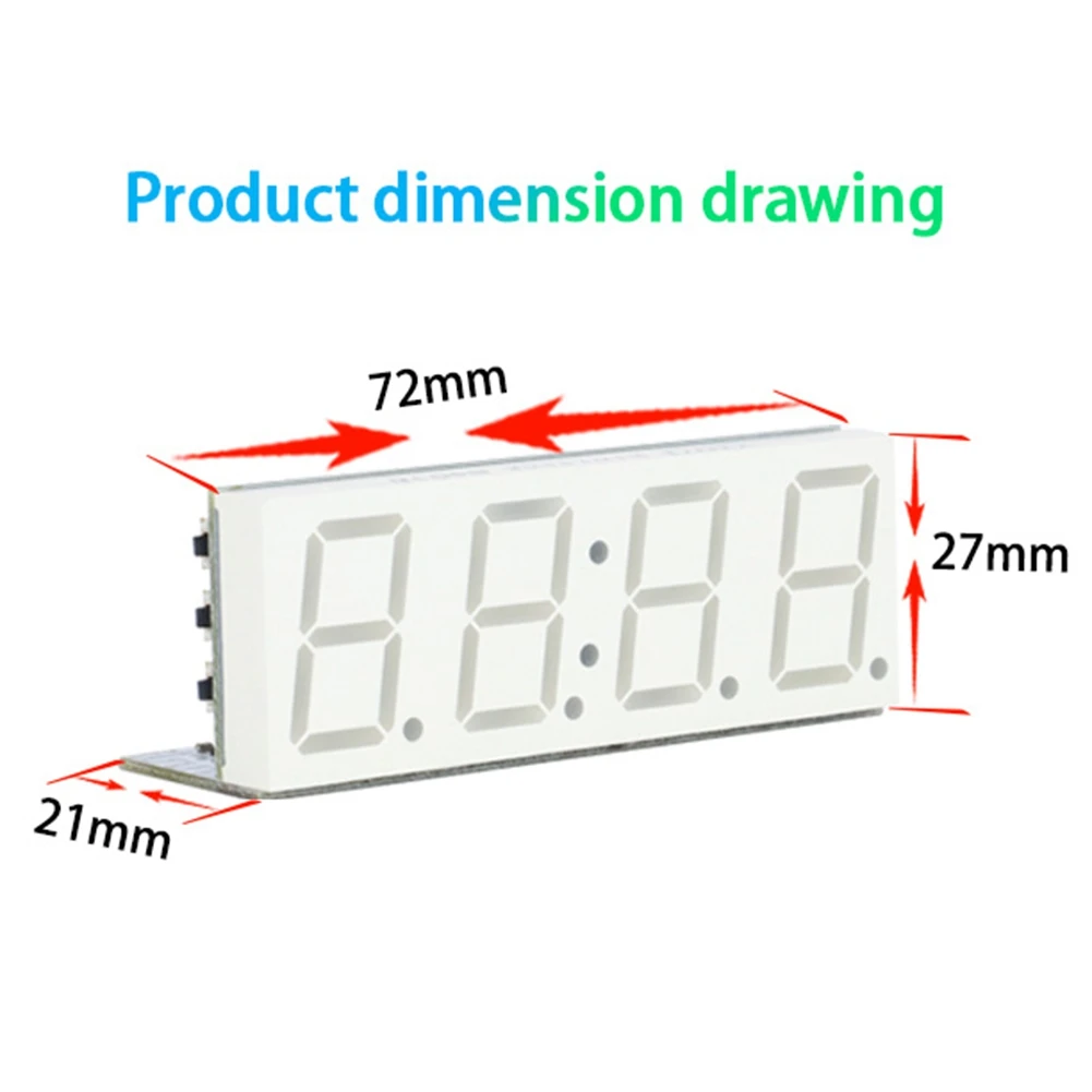 Wifi Time Service Clock Module Automatic Clock DIY Digital Electronic Clock Wireless Network Time Service White