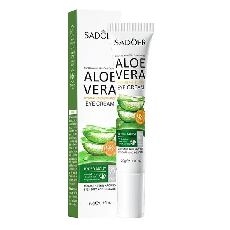 

SAODER Aloe Eye Cream Anti Dark Circles Eye Bags Moisturizing Firming Smooth Eye Contour Beauty Health Skin Care Cosmetics