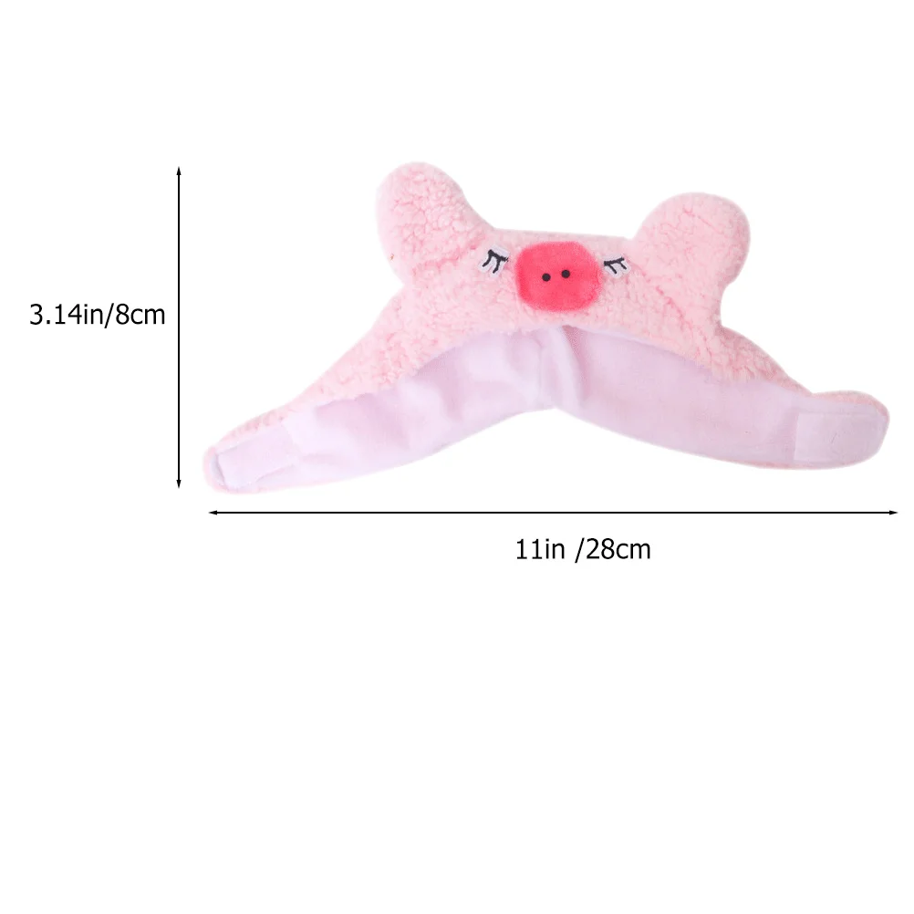 Breathable Soft Pig Style Pet Headwear Lightweight Hat for Cat Dog Party Costume Pet Cap Cat Hat Halloween Dog Cap