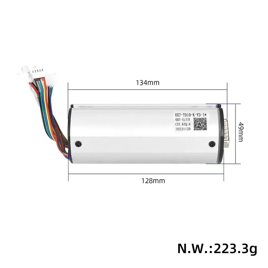 Display  Controller and connection harness  For HX X7 Electric Scooter Spare Parts Replacement