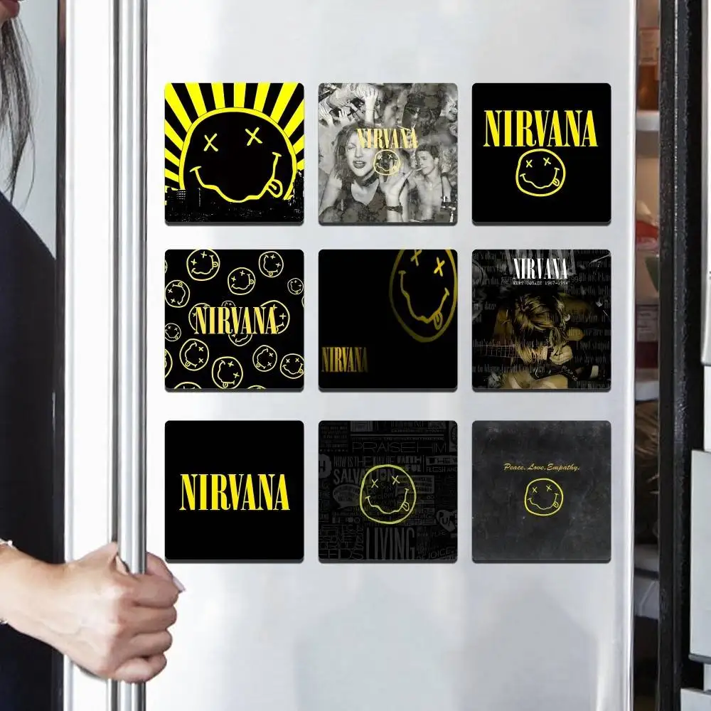 N-Nirvana Personalisierter Kühlschrankmagnet, Foto, individuelle Geschenke, quadratisches Bild, Kühlschrank, Küche, Heimdekoration, Souirs