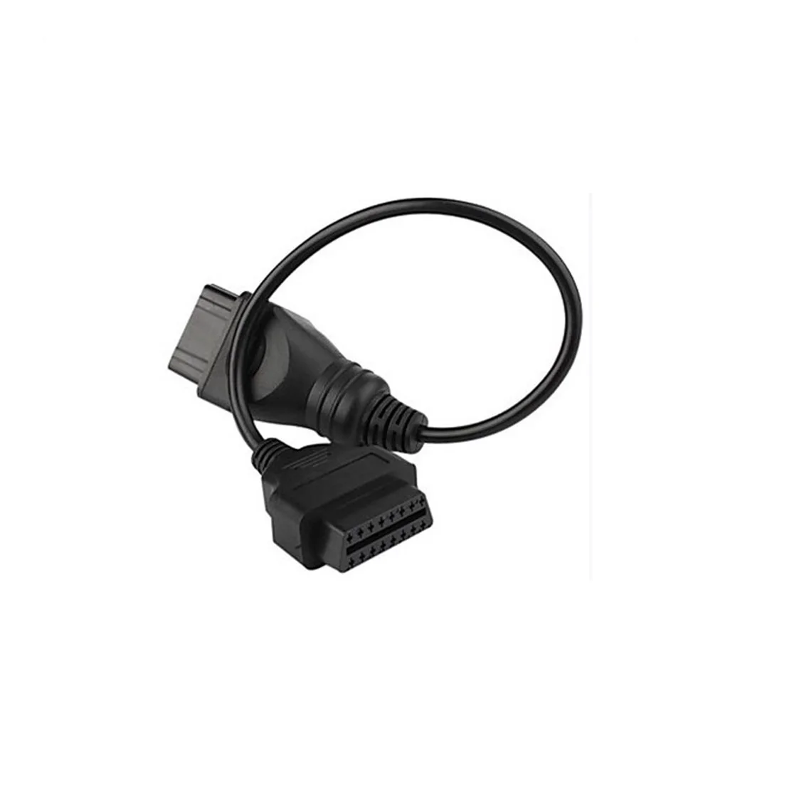 for RENAULT 12Pin Male To OBD OBD2 OBDII DLC 16 Pin 16Pin Female for Renault 12pin Cable Female Connector Adapter OBD2 Line