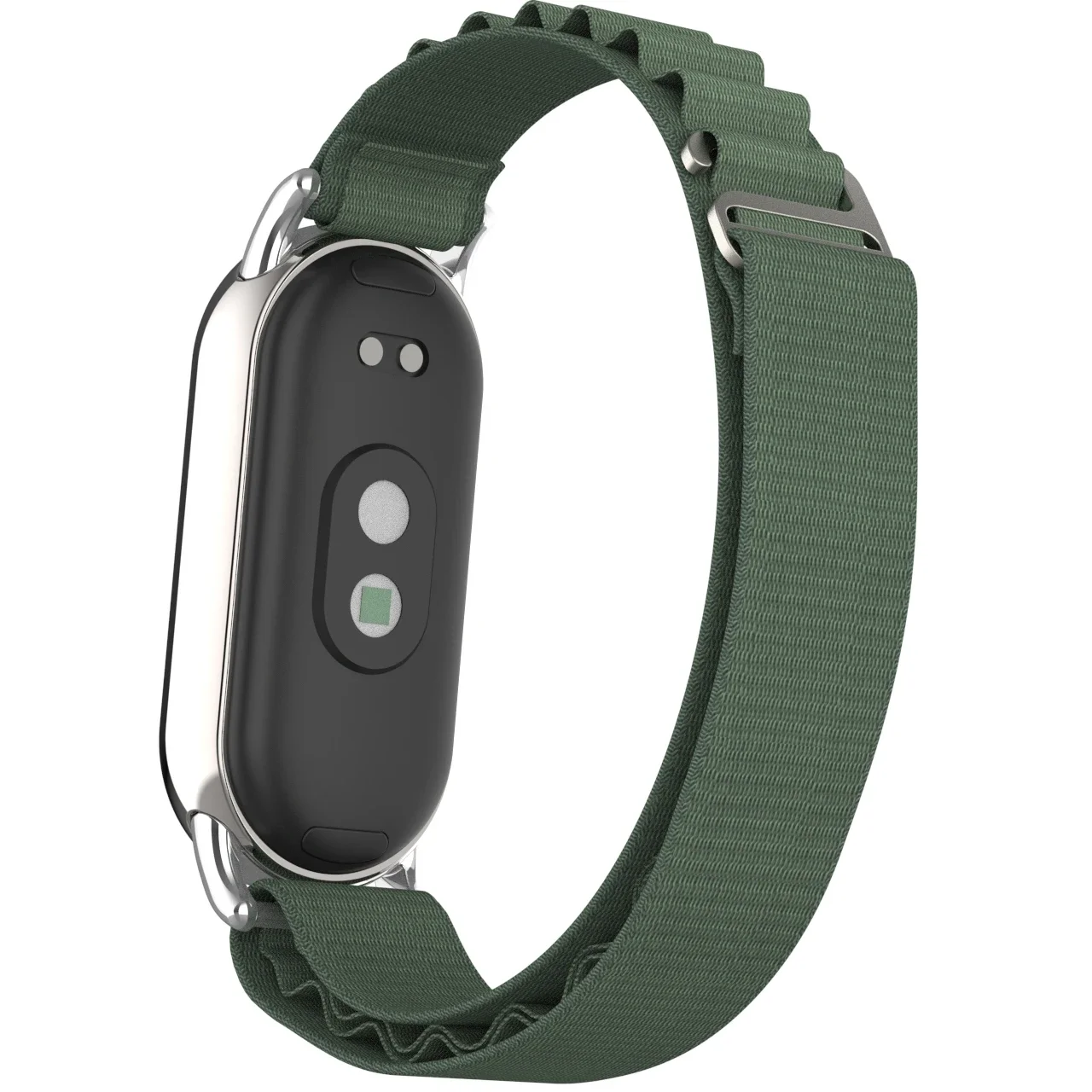 Nylon atmungsaktives Armband für Xiaomi Mi Band 8 9, Armband, Metallkopfpartikel für Mi Band 9, Uhrenarmband-Zubehör