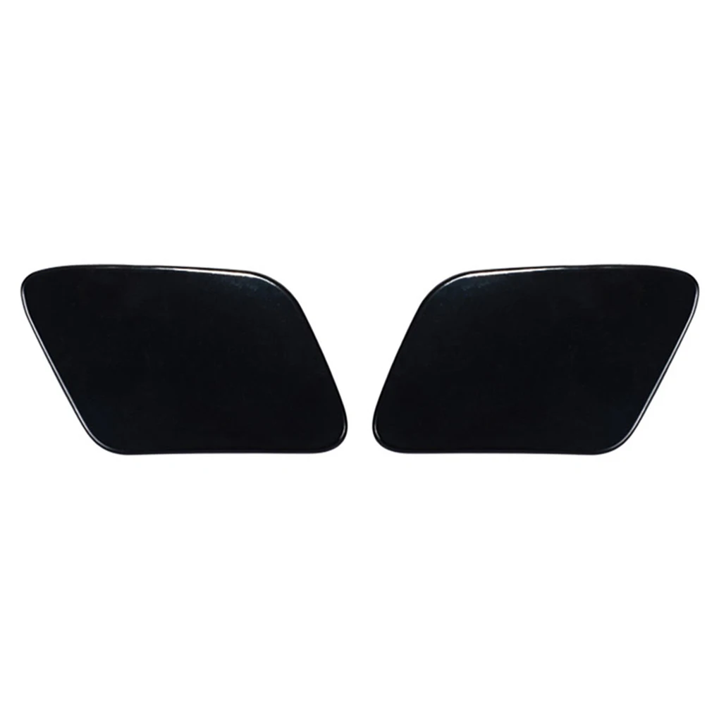 1 Pair of Headlight Washer Nozzle Cover Replacement for Audi A4 B6 2001-2005 8E0955275D 8E0955276D Headlight Water Spray Cover