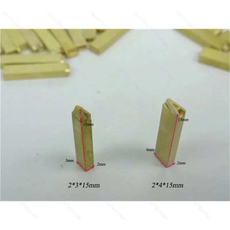 Инструменты 2x4x15 мм/2x3x15 мм DY-8/HP-241G Ленточный кодировщик с точным латунным держателем для штампов