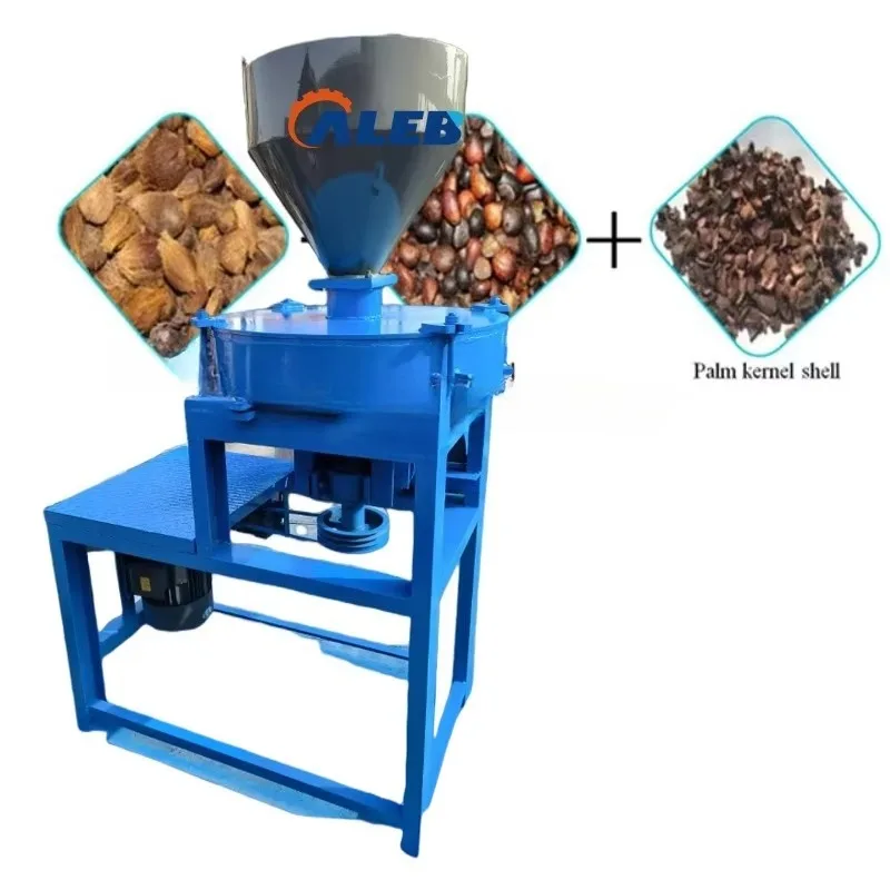 Cheap palm kernel cracking, peeling and shelling machine