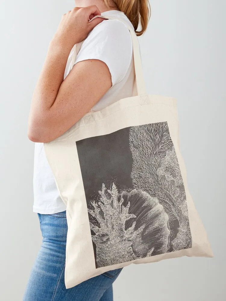 

White coral 2 Tote Bag Women bags cloth bag woman Beach bag Women's tote