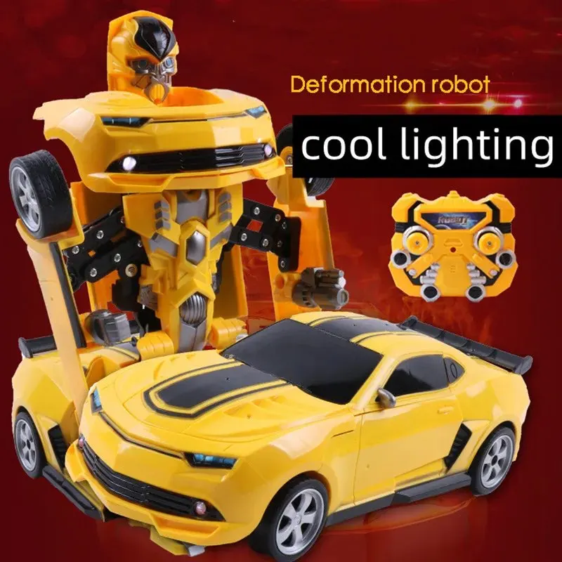 Divertente Mini 2 In 1 modello di auto regali incredibili ragazzi giocattoli per bambini deformazione a una chiave trasformazione automatica Robot diecast giocattolo da collezione