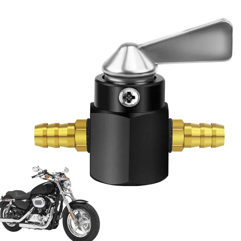 For Refer To Description Petrol Valve Tap Motorcycle Accessories Aluminum Alloy Valve Generator Petcock Valve Button Control