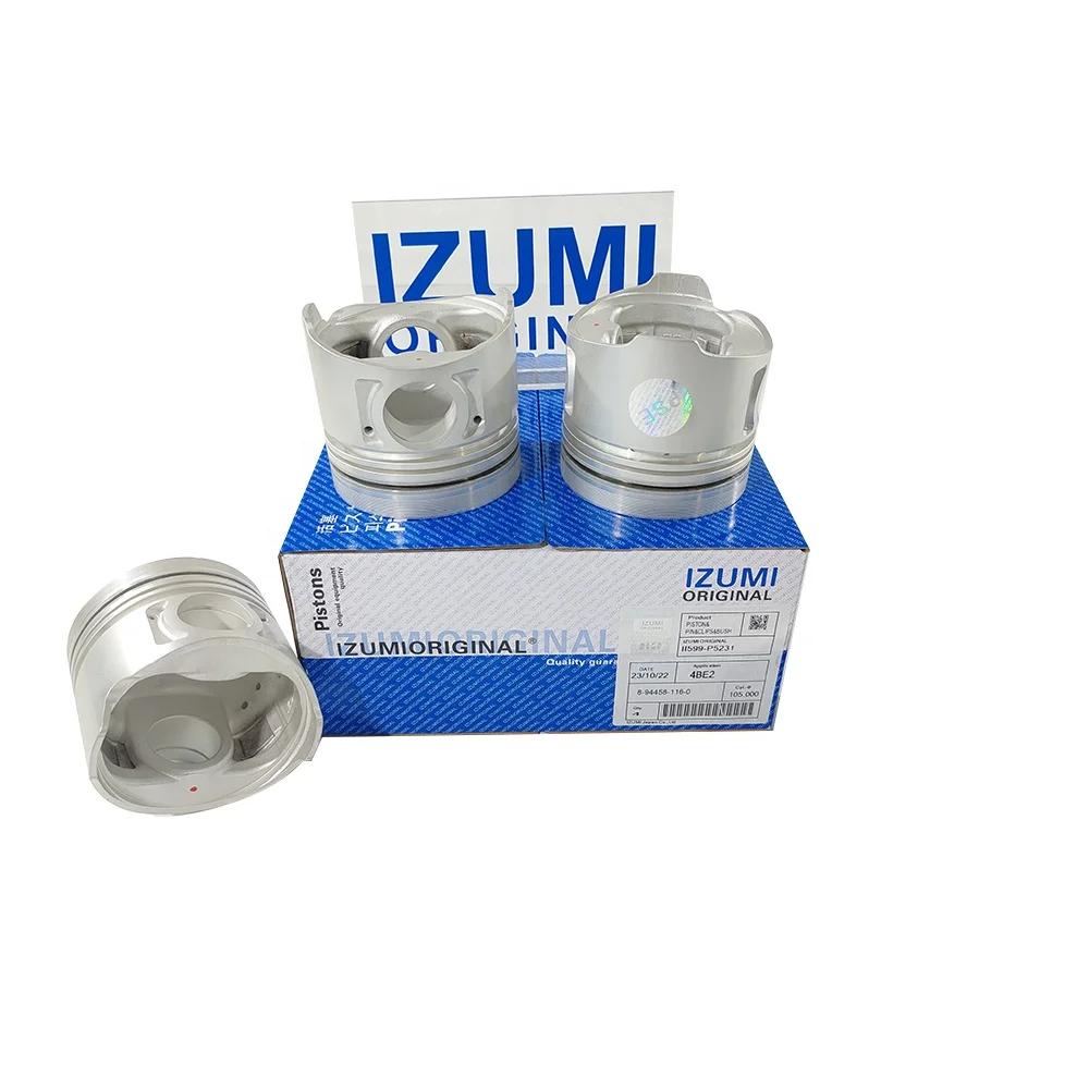 

IZUMI Original 4BE2 6D125 6D95A High-quality Piston 8-94458-116-0 Auto Parts Piston Repair Other Auto Parts Piston for ISUZU