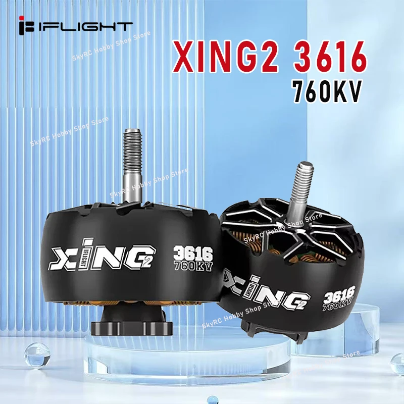 

iFlight XING2 3616 760KV Cinelifter Бесщеточный двигатель Вал 5 мм для RC FPV Racing Drone Запчасти