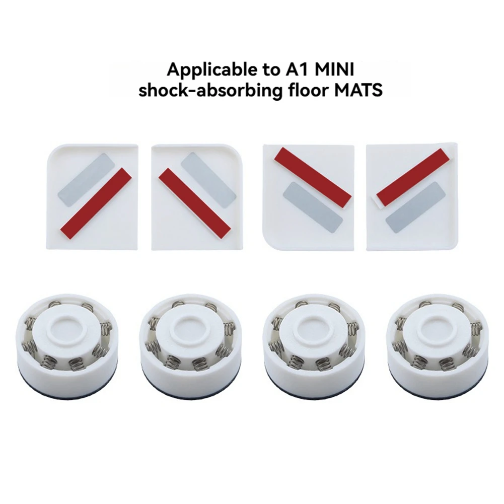 

AEF7-Shockproof Foot Pad For Bambu Lab A1 Mini 3D Printer Antivibration Feet Pad Anti-Slip Anti-Shock Dust-Proof Foot Pad