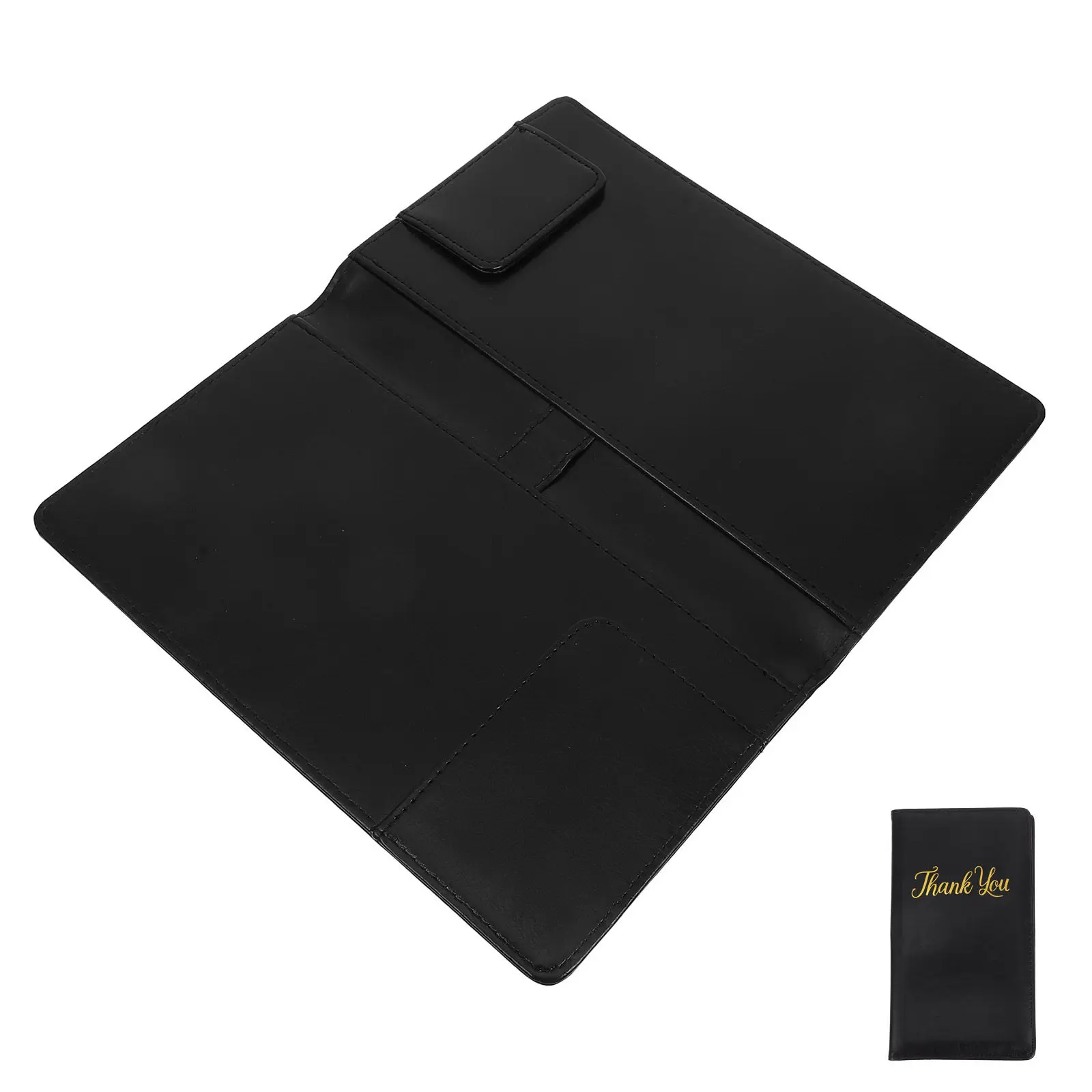 PU Restaurant Tip Holder Card Bill Book Organizer for Restaurant Cafe Bar Efficient Payment Presenters