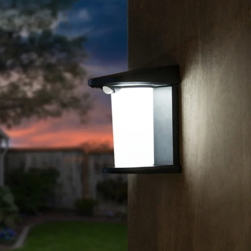 Outdoor Wall Light Aisle Stairs Perforation-free Wall Hanging Light Outdoor Waterproof Induction Garden Light