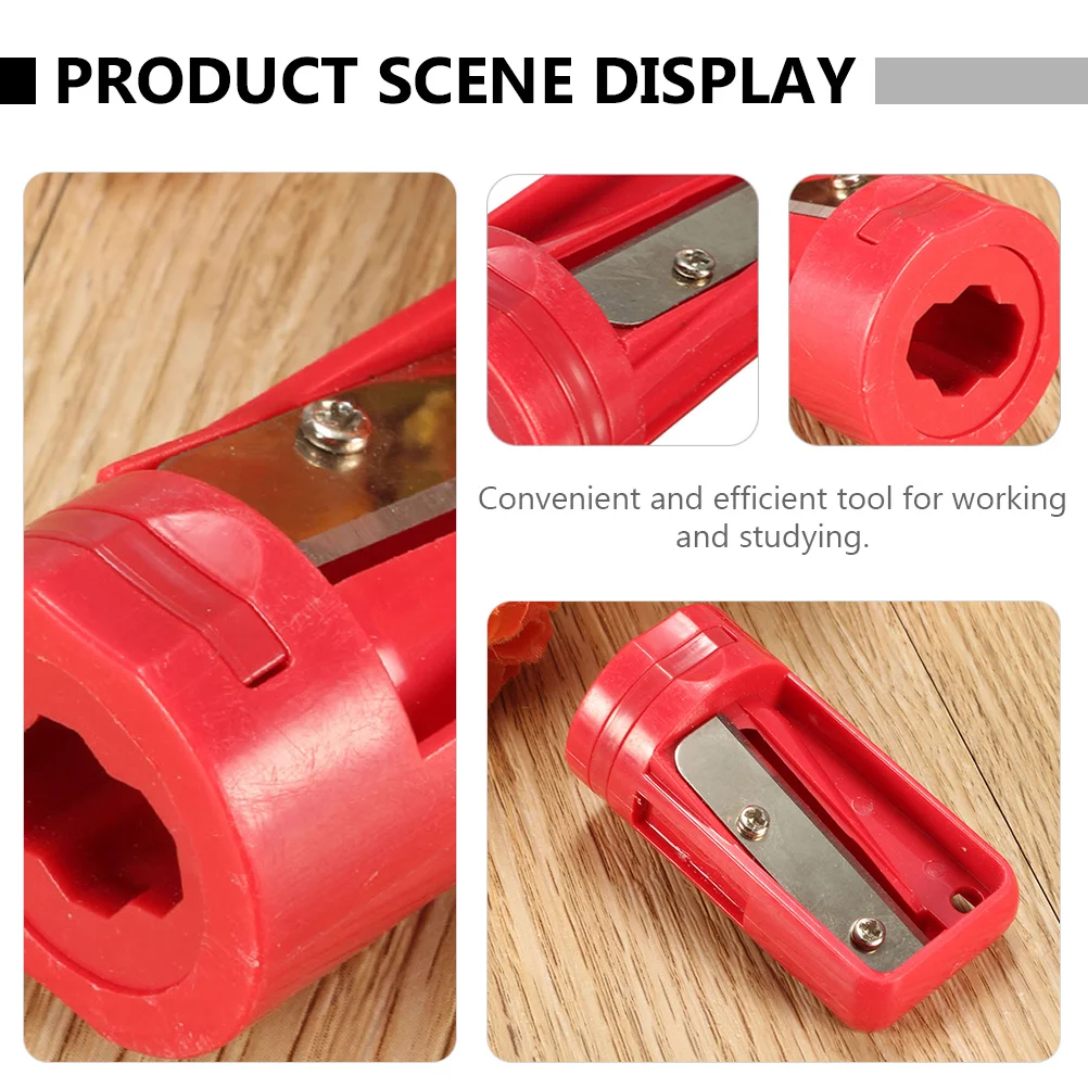 

2Pcs Pencil Sharpener No Assembly Needed Quick Sharpening Tool for Pencils Crayons Convenient Study Work Portable Design