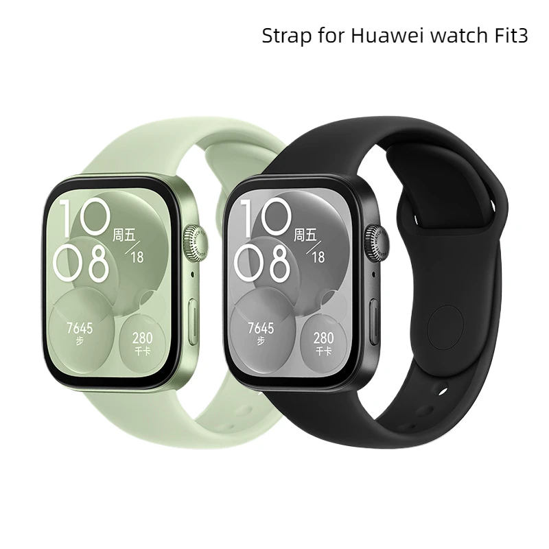 Silicone Strap For Huawei Watch Fit3 Sport Wathband for HUAWEI Watch Fit3 Smartwatch Correa bracelet Woman Man Wristband