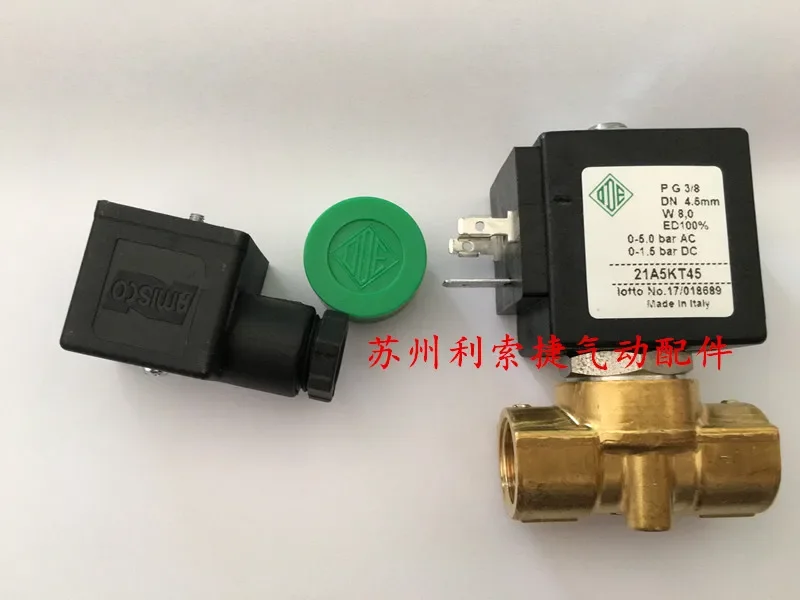 Italian ODE Solenoid Valve 21A5KT45 14.5VA (8W) 3/8 3 Points Spot