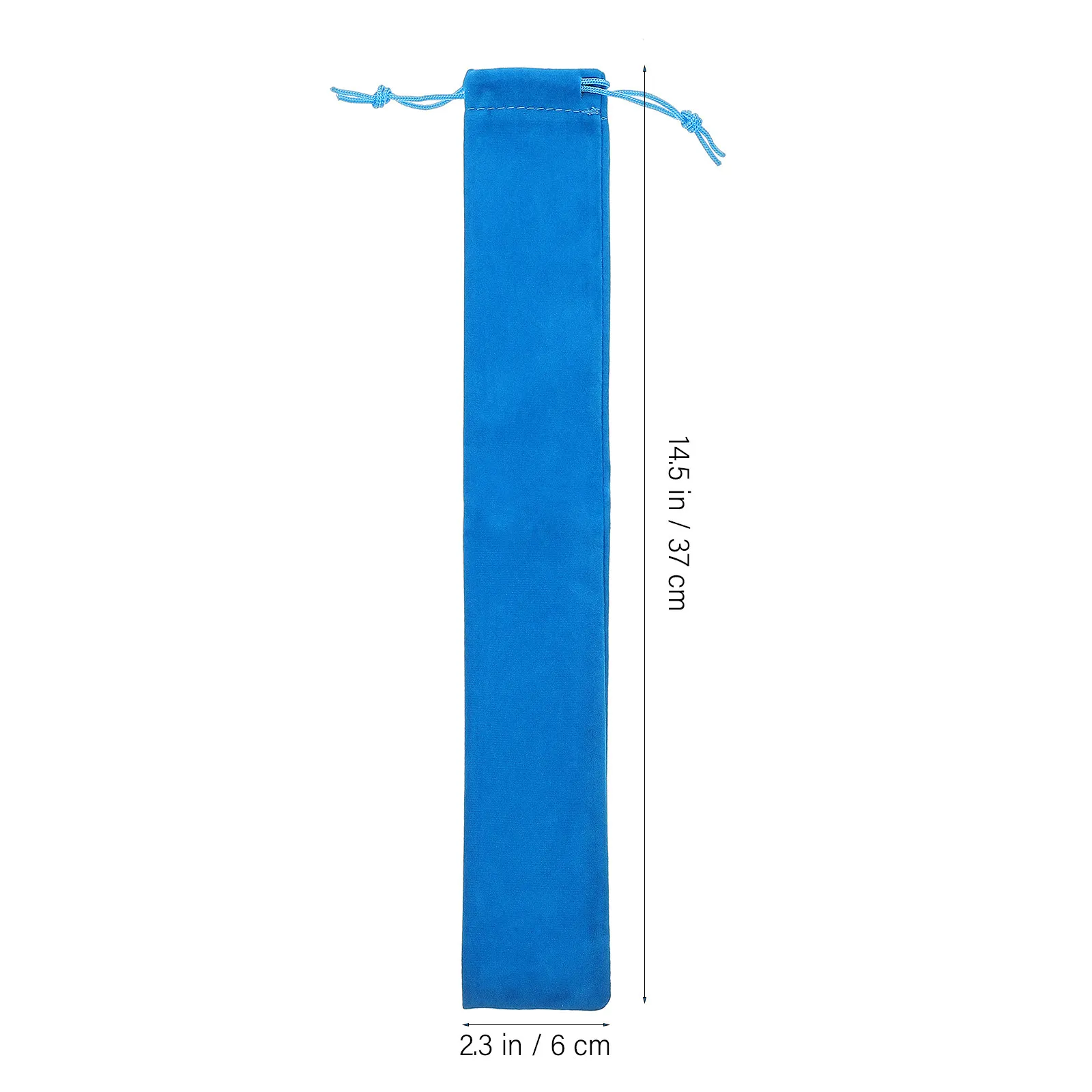 10Pcs Flute Storage Bag Soprano Recorder Pouch Soft Flocking Interior Drawstring Design for Music Instruments Jewelry