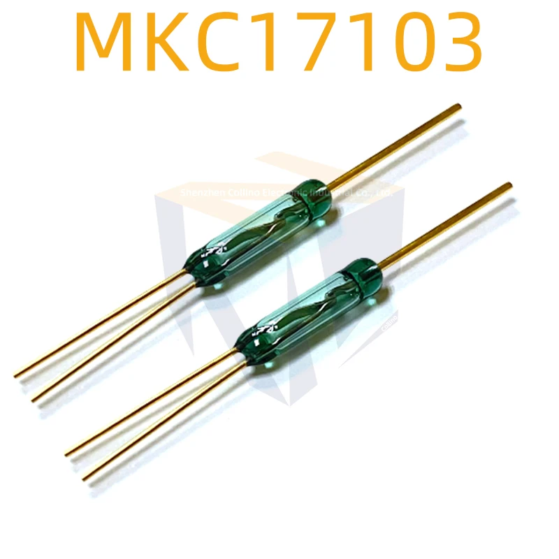 1pcs MKC17103 3pin Reed tube tripod normally open normally closed conversion type 4*18MM length current 1A High power 30W