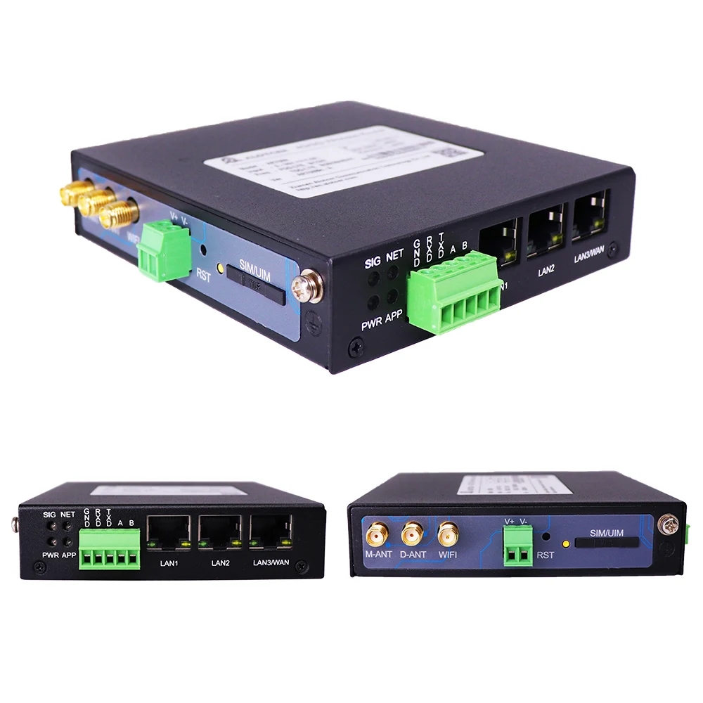 best seller Industrial 4G router for PLC to access PLC and HMI remotely download upload program remotely