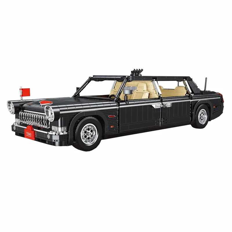 

IN STOCK New 1:12 Ritual Car Building Blocks Model Moc Idea Presidential Car Bricks Toys for Children Birthday Gift Set