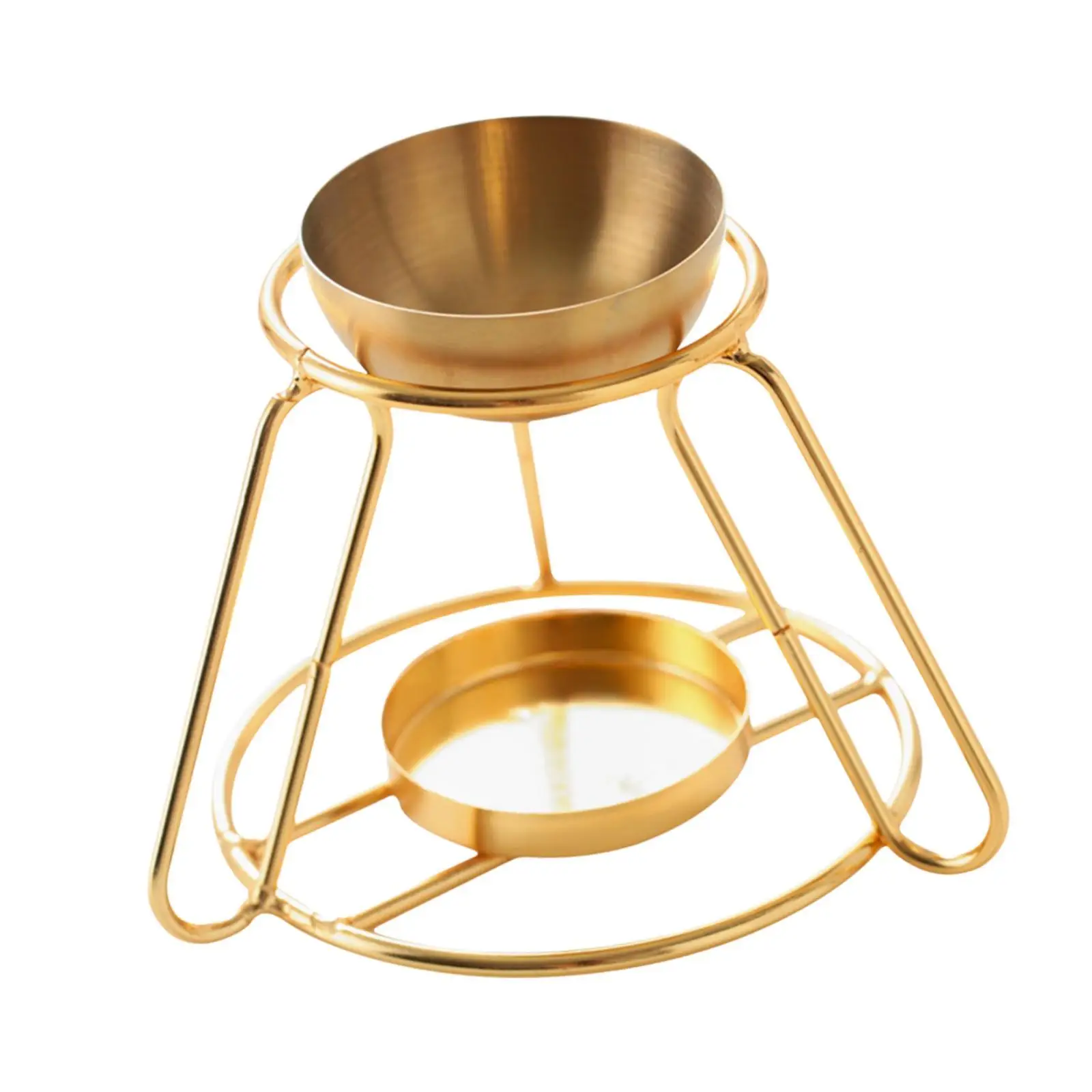 Essential Oil Burner, Aroma Burner Versatile Detachable Fragrance Warmer, Decorative Tealight Candle Holder for Office Home