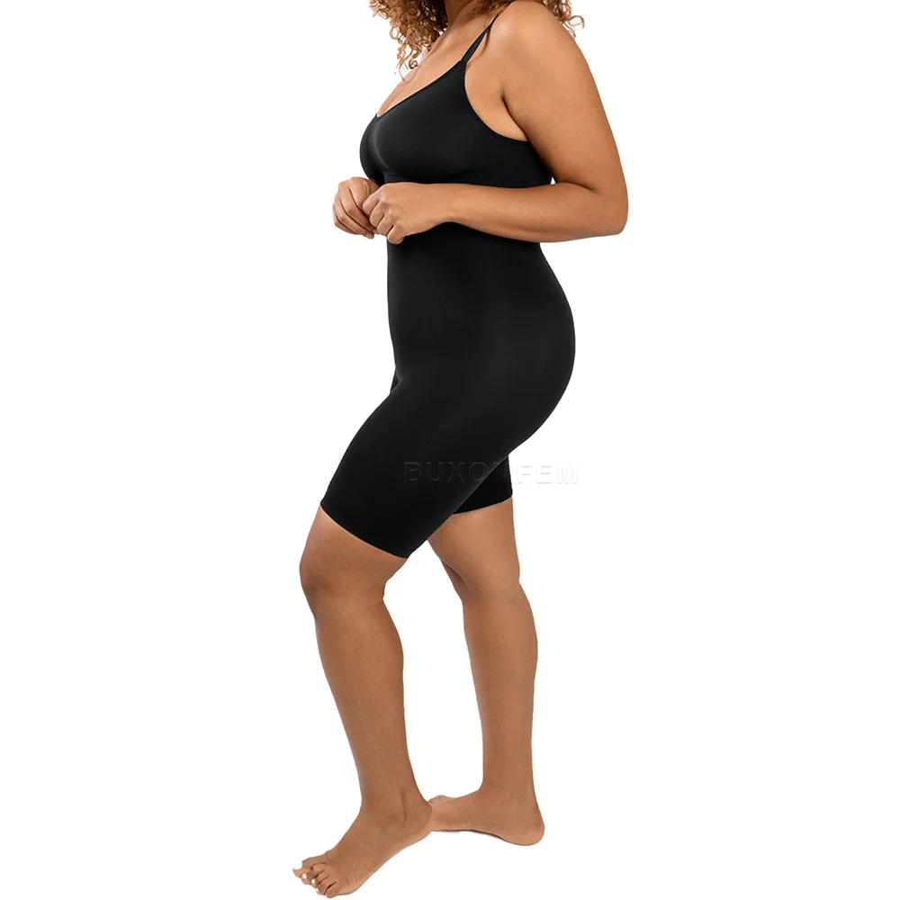 Três em um Shapewear Body Shaper, sem costura, em forma, respirável, ajustável, elástico, confortável, Slim Fit