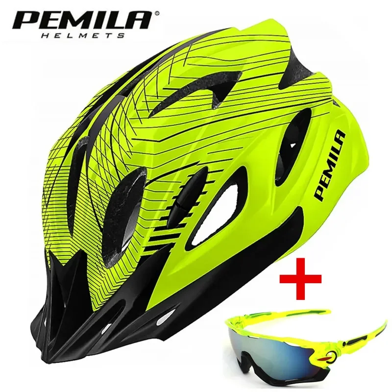 Brand Cycling Helmet Comfort Lining Lightweight Hollow 18 Vents Men Women Adjustable Riding Safety Cap MTB Bike Bicycle Helmet