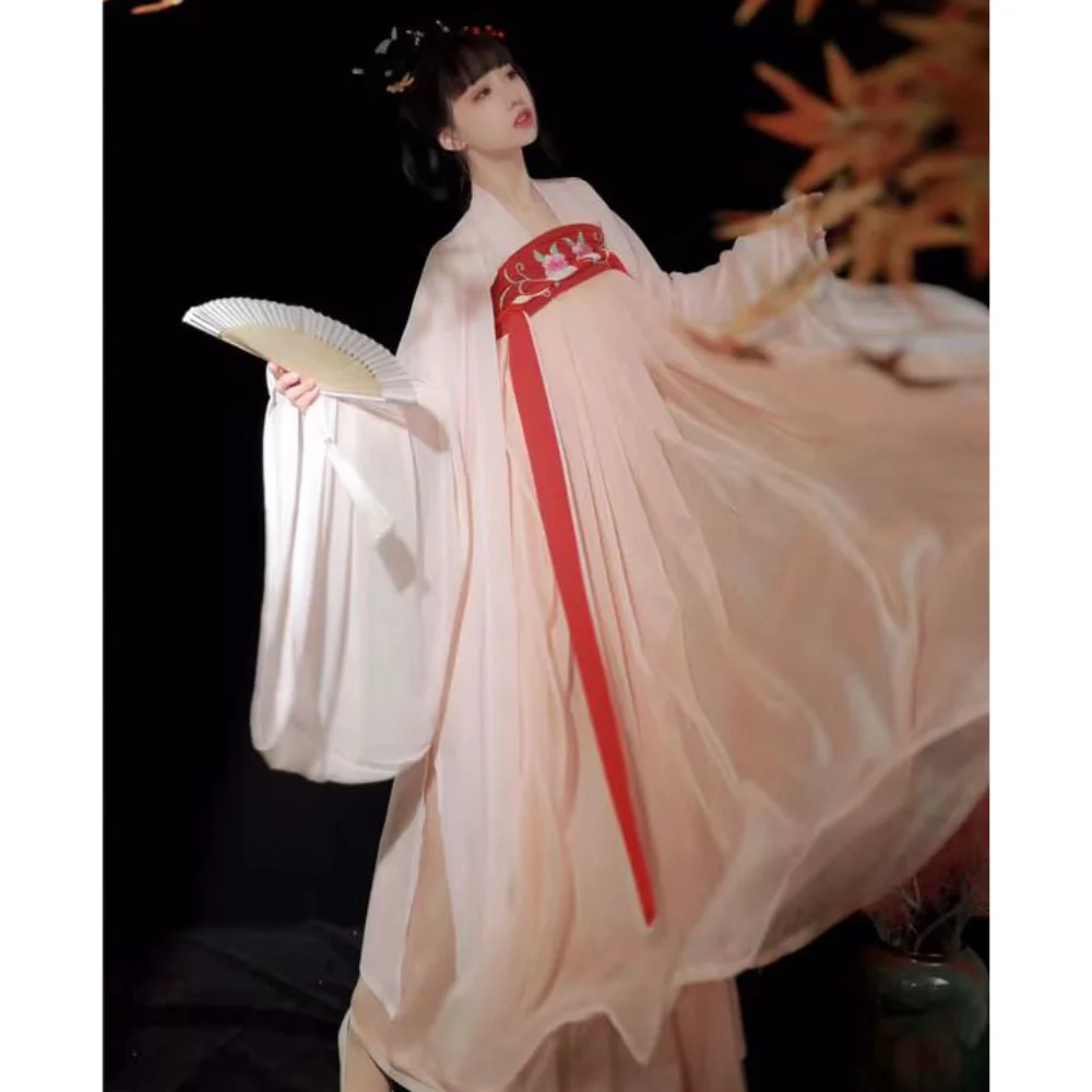 Chinese Hanfu Dresses for Women Vintage Tang Suit Girl Noble Princess Costume Folk Dance Traditional Acient Chinese Costume