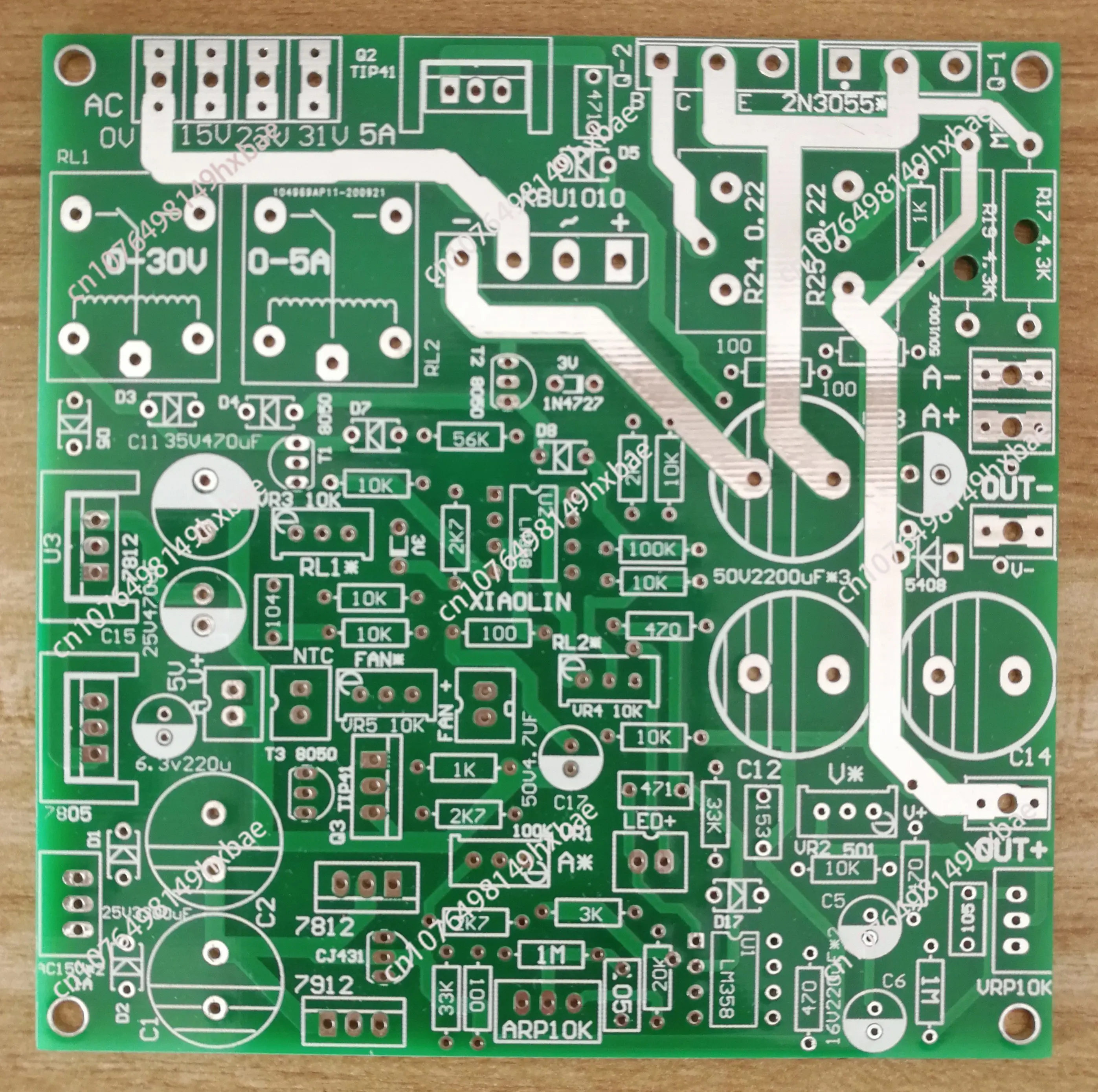 Adjustable Power Supply 0-30V 0-5A Learning Experiment Power Supply Board Constant Voltage and Current Power Supply Board Kit