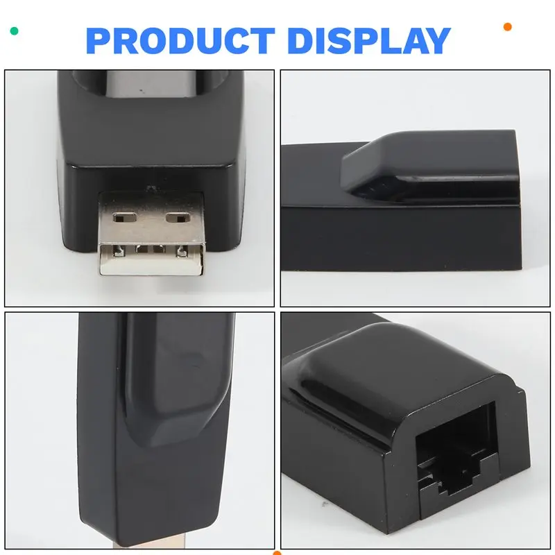 New--USB To RJ45 LAN Ethernet Adapter 100Mbps USB2.0 Network Card For PC Laptop Desktop DVB Set Top Box Drive-Free